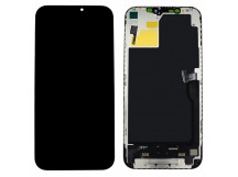 Дисплей для iPhone 12 Pro Max + тачскрин + рамка (черный), OLED ALG(шлейф IC)