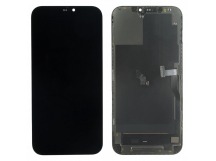 Дисплей для iPhone 12 Pro Max + тачскрин + рамка (черный), OLED DD(шлейф IC)