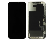 Дисплей для iPhone 12/12 Pro + тачскрин + рамка (черный), OLED ALG