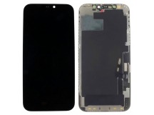 Дисплей для iPhone 12/12 Pro + тачскрин + рамка (черный), оригинал(заменено стекло)