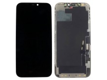 Дисплей для iPhone 12/12 Pro + тачскрин + рамка (черный), оригинал(заменено стекло)