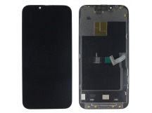 Дисплей для iPhone 13 Pro + тачскрин + рамка (черный), SOFT OLED DD(шлейф IC) 120Hz