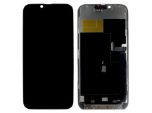 Дисплей для iPhone 13 Pro Max + тачскрин + рамка (черный), SOFTOLED RJ (шлейф IC)