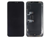 Дисплей для iPhone XS Max + тачскрин + рамка (черный), OLED DD