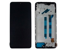 Дисплей для Xiaomi Redmi Note 12 Pro 4G + тачскрин + рамка (черный),OLED LCD