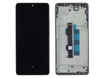 Дисплей для Xiaomi Redmi Note 13 Pro 4G + тачскрин + рамка (черный),OLED LCD