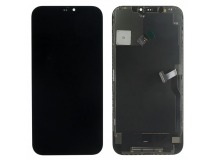 Дисплей для iPhone 12 Pro Max + тачскрин + рамка (черный), OLED GX(шлейф IC)