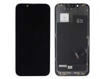 Дисплей для iPhone 13 mini + тачскрин + рамка (черный), OLED GX(шлейф IC)