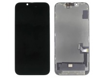 Дисплей для iPhone 14 + тачскрин + рамка (черный), OLED ALG (шлейфIC)