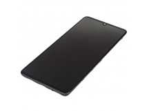 Дисплей для Samsung SM-A415 Galaxy A41 (2020) + тачскрин + рамка(черный), OLED LCD