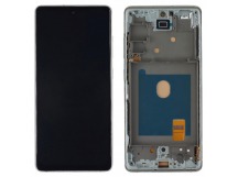 Дисплей для Samsung SM-G780/G781 Galaxy S20 FE/S20 FE 5G +тачскрин + рамка (белый), OLED LCD
