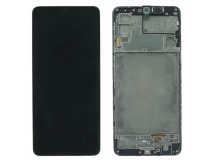 Дисплей для Samsung SM-M225 Galaxy M22 (2021) + тачскрин + рамка(черный), ОРИГ100%