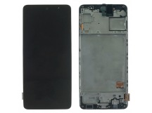 Дисплей для Samsung SM-M317 Galaxy M31S (2020) + тачскрин + рамка(черный), ОРИГ100%