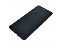 Дисплей для Samsung SM-M556 Galaxy M55 5G (2025) + тачскрин +рамка (черный), OLED LCD