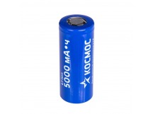 Аккумулятор КОСМОС 26650 Li-ion 5000 mAh без защиты, 2 шт шринк (10/100)