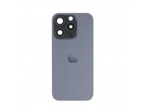Задняя крышка (стекло) в сборе с рамкой iPhone 15 Pro (Снятый) (с NFC) (Blue Titanium)