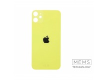 Задняя крышка (стекло) узкий вырез iPhone 11 Оригинал (Yellow)