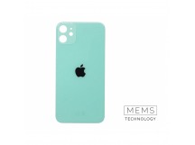 Задняя крышка (стекло) узкий вырез iPhone 11 Оригинал (Green)
