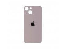 Задняя крышка (стекло) Узкий вырез iPhone 13 Mini (Pink)