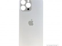 Задняя крышка (стекло) Широкий вырез iPhone 13 Pro Max (Silver)