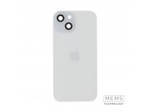 Задняя крышка (стекло) в сборе с рамкой для iPhone 15 Оригинал (Blue)