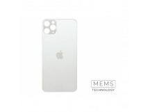 Задняя крышка (стекло) Узкий вырез iPhone 11 Pro Max Оригинал (Silver)