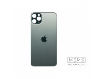 Задняя крышка (стекло) Узкий вырез iPhone 11 Pro Max Оригинал (Dark green)