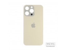 Задняя крышка (стекло) Узкий вырез iPhone 13 Pro (Gold)
