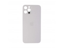 Задняя крышка (стекло) Узкий вырез iPhone 12 Pro (Silver)