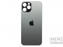 Задняя крышка (стекло) Узкий вырез iPhone 12 Pro Max (Graphite)
