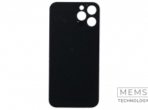 Задняя крышка (стекло) Узкий вырез iPhone 12 Pro Max (Silver)