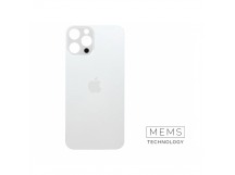 Задняя крышка (стекло) Узкий вырез iPhone 12 Pro Max (Silver)