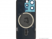 Задняя крышка (стекло) в сборе с рамкой iPhone 15 Pro (Blue Titanium)