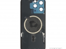 Задняя крышка (стекло) в сборе с рамкой iPhone 15 Pro Max (Black Titanium)