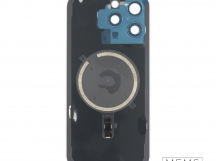 Задняя крышка (стекло) в сборе с рамкой iPhone 15 Pro Max (Natural Titanium)