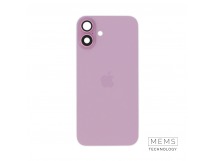 Задняя крышка (стекло) в сборе с рамкой iPhone 16 Plus Оригинал (Pink)