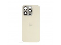Задняя крышка (стекло) в сборе с рамкой iPhone 16 Pro Оригинал (Desert Titanium)