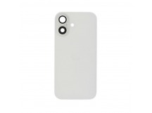 Задняя крышка (стекло) в сборе с рамкой iPhone 16 Оригинал (White)