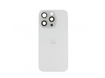 Задняя крышка (стекло) в сборе с рамкой iPhone 16 Pro (Снятый) (No NFC) (White Titanium)