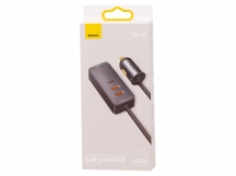 АЗУ Baseus Share Together PPS с удлинителем (Быстрая зарядка) (120W) (2 USB-A / 2 USB-C) (Серый)