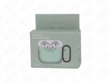 Силиконовый чехол AirPods 4 Silicone case (Coast blue / Бирюза)