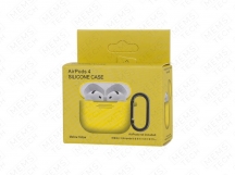 Силиконовый чехол AirPods 4 Silicone case (Mello yellow)
