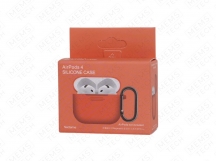 Силиконовый чехол AirPods 4 Silicone case (Nectarine)