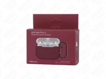 Силиконовый чехол AirPods Pro 3 Protective case (Hibiscus / Бордовый)