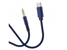Кабель MangoTek JZHPA20 (USB-C / 3.5mm) (Аудио) (Blue)