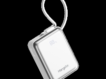 Внешний аккумулятор MangoTek CP02C (10000mAh) (30W) (Встроенный кабель USB-C) (White)
