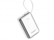 Внешний аккумулятор MangoTek CP02C PRO (20000mAh) (65W) (Встроенный кабель) (White)
