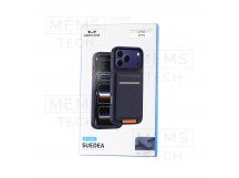 Чехол Keephone Kevlar Suedea MagSafe iPhone 17 Pro (Deep Blue)