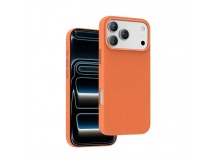 Чехол Keephone Leather Peekaboo MagSafe iPhone 17 Pro (Cosmic Orange)