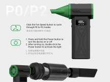 Воздуходув 2UUL DA97 Cuul Fan Vac Pro Turbo (С комплектом насадок)